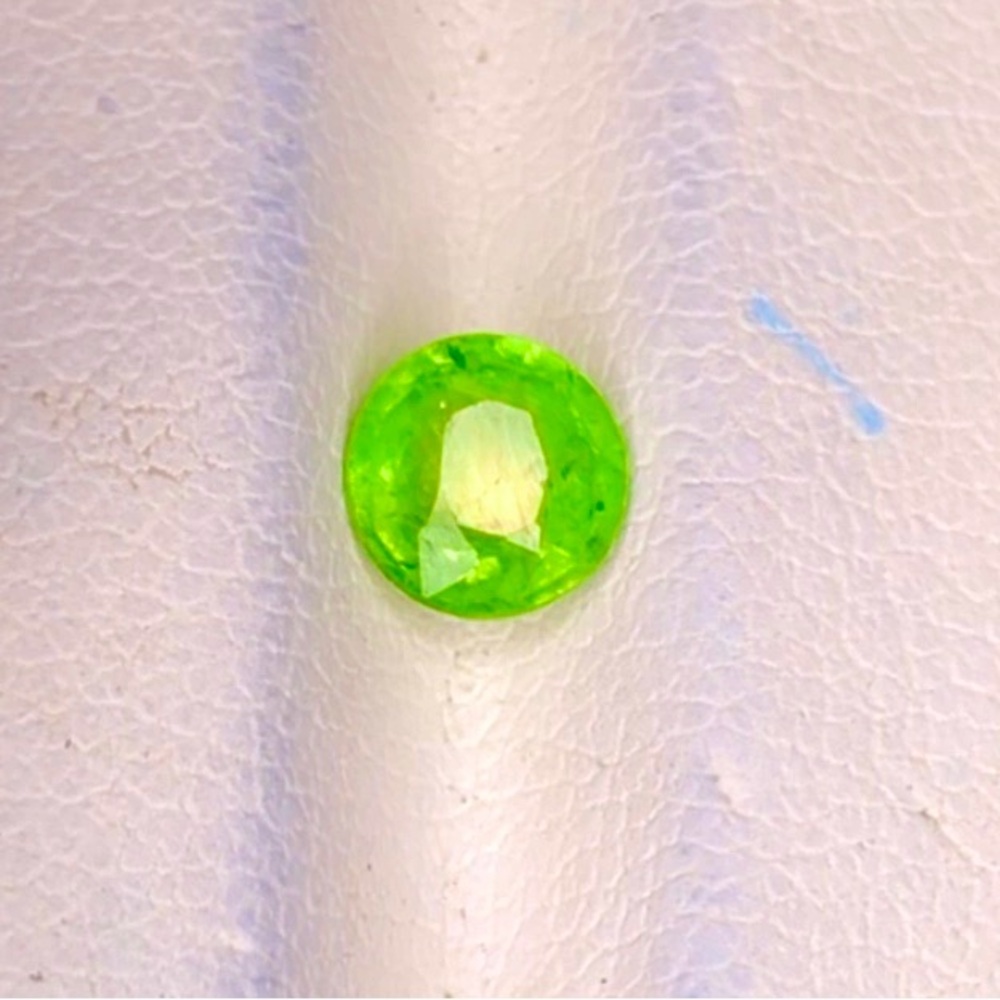 Forest Green Color 0.65 CT's Natural Tsavorite Ring Size